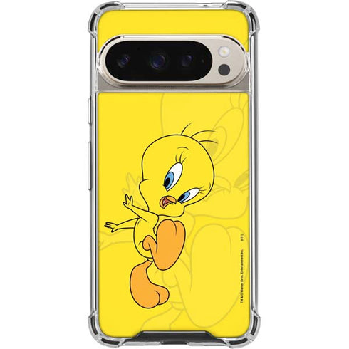 Looney Tunes Tweety Bird Double Pixel 9/9 Pro Clear Case